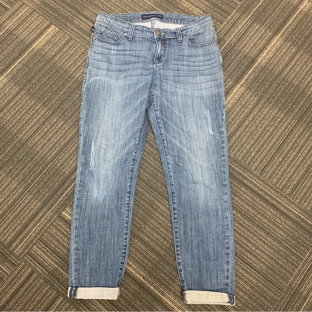 Rock &‎ Republic Cuffed Denim Jeans. Size 4